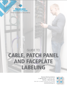 Guide to Cable Patch Panel Faceplate Labeling
