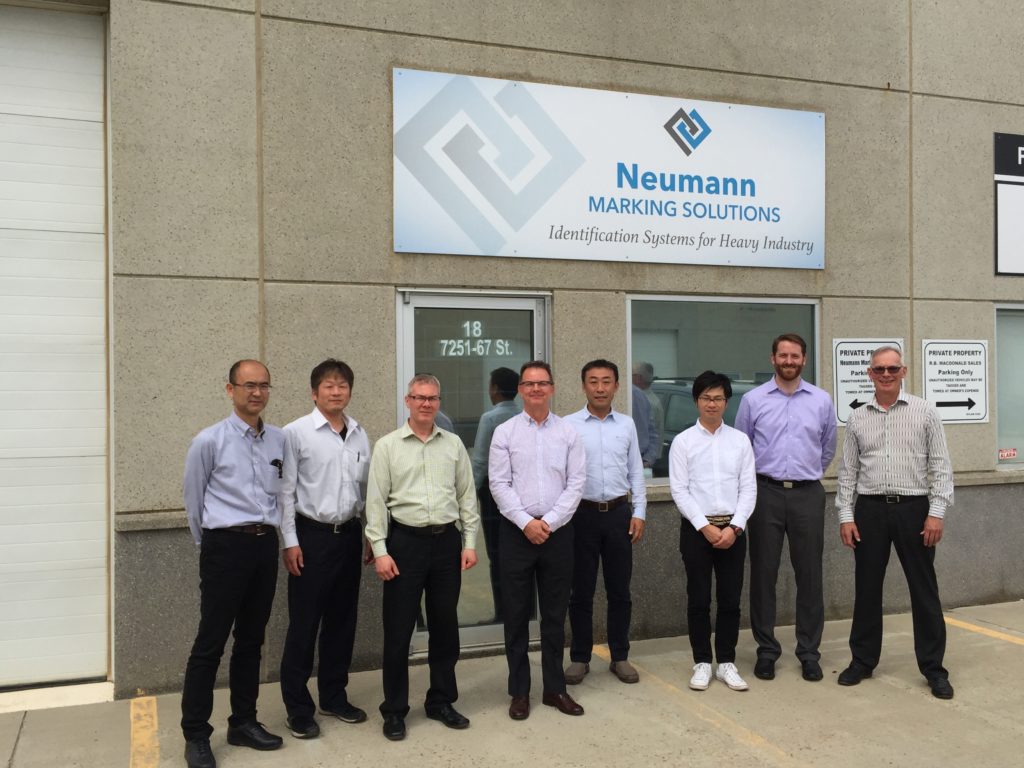 The Epson Label Writer Department visits Neumann Marking Solutions Edmonton Office